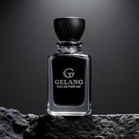 Nouvelle arrivée, flacon de parfum de luxe 30 ml, flacon de parfum carré personnalisé en verre 50 ml 100 ml, flacon de parfum vide avec emballage boîte