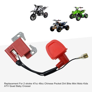 GOOFIT — bobine d'<span class=keywords><strong>allumage</strong></span> rouge de rechange pour Moto 2 temps 47cc 49cc, Pocket Bike, Dirt Bike, Mini Moto pour enfants, <span class=keywords><strong>Quad</strong></span>, motocross, bébé - Product Image 5