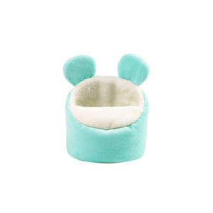 Winterwarm katoenen pluche huisdierenbed voor hamsters, suikerzweefvliegtuigen, gouden beren, eekhoorns, egels, konijnen en andere kleine huisdieren. - Product Image 3