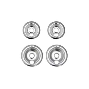 Plateau anti-gouttes pour brûleur de four électrique, 6 et 8 pouces, en acier inoxydable, résistant à la chaleur, protection de cuisinière, type B, rond - Product Image 1
