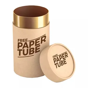 Tubo de papel para embalagem, tubo branco para papel de embalar