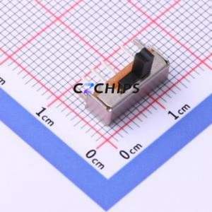 SK-13D01-VG4 Slide Switch Through hole Component (THT) Switch Rectangle Pin Header 12.6mm 4.4mm 4.7mm - Product Image 1