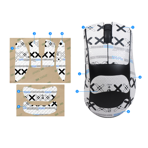 Adesivo per Mouse da Gaming Purgatory Viper V3 Pro, in Plastica Traspirante, Antiscivolo, Assorbente del Sudore, Facile da Installare, Dedicato al Fai-da-Te - Product Image 1