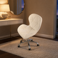 Chaise de bureau moderne à hauteur réglable avec base en acier inoxydable, fournie directement par les fabricants de mobilier commercial