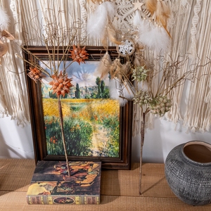 Set Premium MW89107 <span class=keywords><strong>de</strong></span> Protea Artificial Moderna en Aerosol y Vaina <span class=keywords><strong>de</strong></span> <span class=keywords><strong>Semillas</strong></span> para Decoración Wabi-Sabi en Hoteles, Oficinas e Interiores - Product Image 2