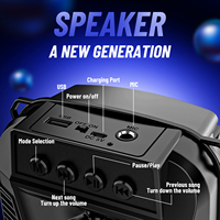 SING-E Mall S1430 Portable ututdoor Mall peaker con uncuil-in uncuncuncuntion y TWiigh-Power urround tereo arty pepepeaker