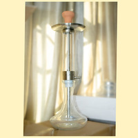 LOGO CUSTOM Botol Es Aluminium Alloy, Gelas Hookah, Jug Buah, Jug Es Batu, Pipa Air Kaca untuk Shisha Hookah