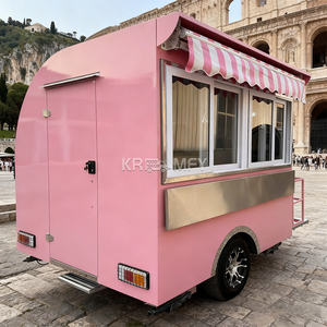 Kiosque de cuisine mobile à prix d'usine, entièrement équipé pour la restauration, restaurant de pizzas, cuisine extérieure, remorque à glaces, camion de restauration de rue - Product Image 3