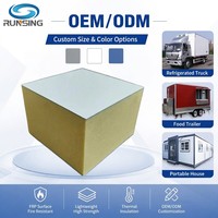 Panneau composite léger XPS sandwich en PRV, panneau isolant en mousse de fibre de verre pour caravanes, carrosseries de camions, maisons préfabriquées - Vente en gros directe usine
