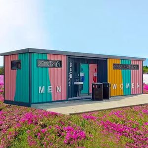 ห้องน้ำเคลื่อนที่แบบพกพา  รักษ์โลก  แผงแซนวิช  ดีไซน์ทันสมัย  สำหรับใช้งานกลางแจ้ง - Product Image 3