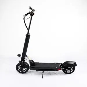 10 inç 48v katlanabilir 2 tekerlekli elektrikli scooter yetişkin