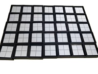 SEXANKA KNX EIB usine maison intelligente bâtiment système automatique 4 gangs en aluminium métal gradateur tactile interrupteurs muraux intelligents