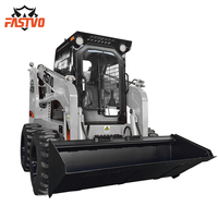 FASTVO SP-12 chinois 4 roues motrices nouvelle chargeuse compacte 3600kg avec godet à glissement