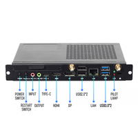 5K OPS Computadora Intel I3 I5 I7 4 USB Pizarra interactiva OPS Mini PC