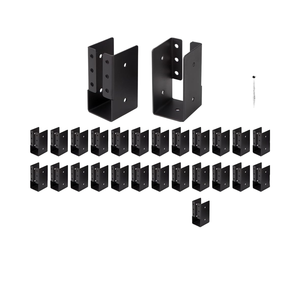 Ngoài Trời Giấu kim loại joist-Hanger <span class=keywords><strong>Bracket</strong></span> sơn tĩnh điện giấu gắn ánh sáng joist móc cho 2 "x 4" chùm hàng rào - Product Image 2