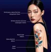 Nouvelle machine laser picoseconde portable / laser Yag picoseconde / laser d'élimination des tatouages picoseconde 755nm pour le retrait des sourcils