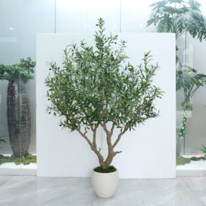 Plantes artificielles en pot en plastique de 210cm 240cm 300cm avec grand pot grand <span class=keywords><strong>olivier</strong></span> artificiel - Product Image 2