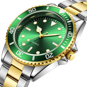 Klassieke herenhorloge mode wijzerplaat draaibare bezel roestvrij staal luxe zakelijke stijl 3ATM waterdicht herenhorloge - Product Image 6