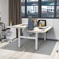 Offre Spéciale Assis Et Stand Bureau Cadre Avec Ordinateur Conte Électrique Réglable Bureau