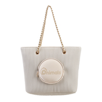 NOHOO Sac fourre-tout de luxe haut de gamme Sac fourre-tout rayé facile à transporter Sac fourre-tout idéal pour un usage quotidien Sac fourre-tout élégant