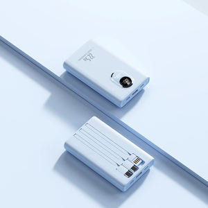 Chargeur portable de voyage à sortie USB-C avec affichage numérique PD 22,5 W, 10000 mAh, 20000 mAh, câbles intégrés, vente chaude - Product Image 4