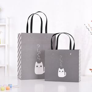 Commercio all'ingrosso su ordinazione di stampa rivetto maniglia di lusso a buon mercato sacchetti di carta con il proprio logo - Product Image 3