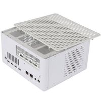 Boîtier NAS industriel Eatx durable beige ATX entièrement en aluminium robuste design ROG Strix Mini Matx pour PC de jeu serveur Mod Metalfish Ginzzu