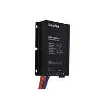 Contrôleur de charge solaire MPPT 12V 10A avec télécommande pour lampadaire solaire, système de pilotage LCD, IP67, 130W max PV