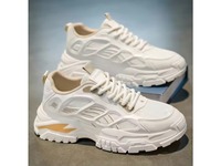 Chaussures de marche tendance pour hommes à lacets, en maille respirante, antidérapantes, résistantes à l'usure, légères, pour toutes les saisons (hiver, printemps, été, automne)