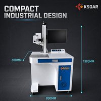 Machine de marquage laser à fibre 20W 30W 50W 100W pour métal, acier inoxydable, aluminium, graveur laser CNC, machine d'impression de logo