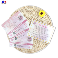 Biglietti di ringraziamento personalizzati, colorati, stampati, con finitura lucida o opaca, su carta per aziende, per ringraziare per aver supportato la mia piccola impresa
