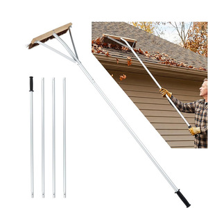 Huamaoji Nouveaux outils de jardinage les plus vendus : Ramasseur de feuilles en acier inoxydable, Râteau à feuilles, Collecteur de feuilles - Product Image 1