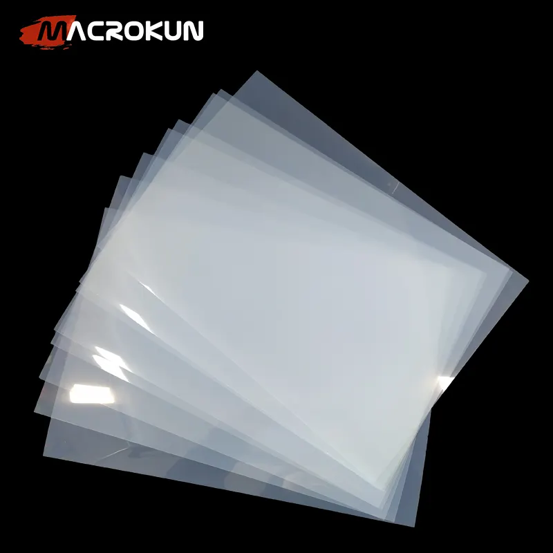 Waterproof Milky Inkjet Transparency Paper Film Inkjet Transparency Film For Silk Screen Printing