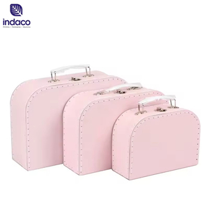 Exquisite New Born Baby Clothing Baby Gift Suitcase Style Gift <b>Box</b> Paper Cardboard Gift <b>Box</b> Wholesale Packaging <b>Box</b> Suitcase - Product Image 5
