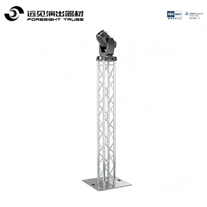 Torre de Iluminación Profesional con Soporte de Truss de 6.5 Pies para Luces Móviles con Tela Negra/Blanca - Product Image 2