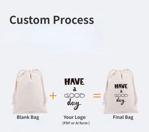 Custom logo Personalized Colorful Soft Fabric Calico Canvas Cotton Natural Drawstring Dust Bags with Double <b>Strings</b> - Product Image 3