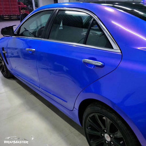 Tsautop Matte kim cương tắc kè hoa màu xanh để xe màu đỏ tự động vinyl bọc dán PVC xe bọc vinyl - Product Image 3