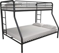 Lit superposé moderne en métal, lit double, structure en acier, lits superposés pour enfants, adolescents, adultes, fournisseur de meubles de chambre à coucher