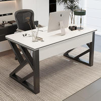 Bureau de direction moderne pour ordinateur portable, poste de travail de PDG, mobilier de bureau, bureau de patron, bureau informatique, bureau de direction haut de gamme - Prix de gros
