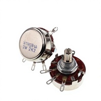Potentiomètre triple WTH118, potentiomètre à film de carbone 2.2K 2W WTH118-1A