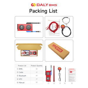 Daly Solar Pcb Board Fabricante Oem Smart Bms Lithium Lifepo4 Paquete de batería de alta corriente Bms de 12V, 100A, 200A, 250A, 300A, 500A - Product Image 6