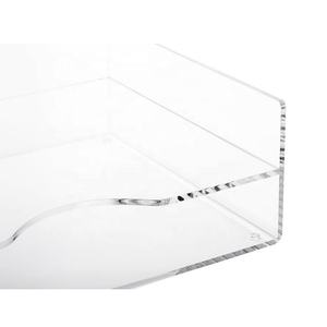 منظم مكتبي من الأكريليك قابل للتكديس وصديق للبيئة مع سهولة التجميع لحفظ الملفات ورف العرض - Product Image 6