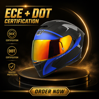 Mon casque intégral est certifié ECE 22.06 et DOT FMVSS 218. C'est un casque de course universel adapté aux hommes et aux femmes
