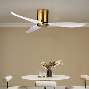 Ventilateur de plafond décoratif moderne BAOSHAN, nouveau design, 48 à 52 pouces, 3 pales en ABS, télécommande - Product Image 3