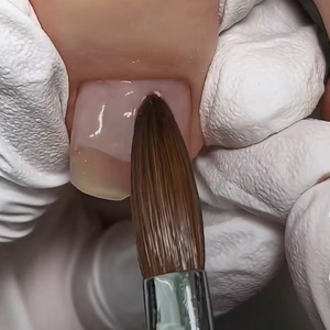 Pincel de Uñas Profesional de Pelo Kolinsky 100% con Mango Metálico para Aerógrafo, Venta al por Mayor, Popular entre Proveedores de Uñas - Product Image 2