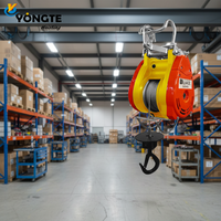 Palan électrique Portable 220v petite grue ménage climatisation ascenseur palan Suspension logistique entrepôt usine exploitation minière