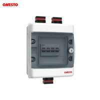 Interrupteur de transfert manuel ONESTO avec boîte de distribution IP65 63A 2P 4P pour alimentation de secours