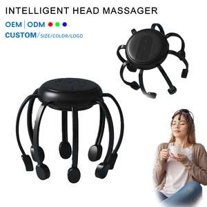 Masajeador Eléctrico <span class=keywords><strong>de</strong></span> <span class=keywords><strong>Cabeza</strong></span> Tipo Pulpo, Venta al Por Mayor, OEM, Múltiples Modos <span class=keywords><strong>de</strong></span> Vibración, Recargable, Relajante para la <span class=keywords><strong>Cabeza</strong></span>, Reduce la Presión - Product Image 1