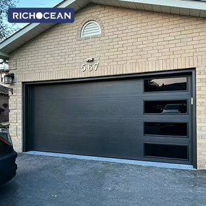 Portes <span class=keywords><strong>de</strong></span> <span class=keywords><strong>garage</strong></span> coulissantes horizontales en aluminium RICHOCEAN à économie d'énergie, rails 2700, sécurité, <span class=keywords><strong>porte</strong></span> <span class=keywords><strong>de</strong></span> <span class=keywords><strong>garage</strong></span> <span class=keywords><strong>automatique</strong></span> - Product Image 1