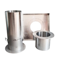 Appareil de remplissage de sable en aluminium pour test de densité du sol et du béton, cylindre de remplissage de sable diamètres 100, 150, 200 mm